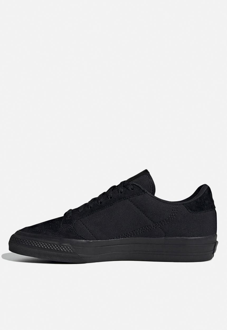 adidas Originals - Continental vulc - core black/core black/ftwr white