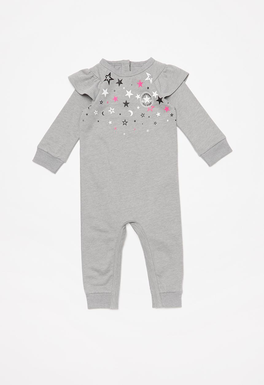 Converse - Converse raglan ruffle covrall - grey 