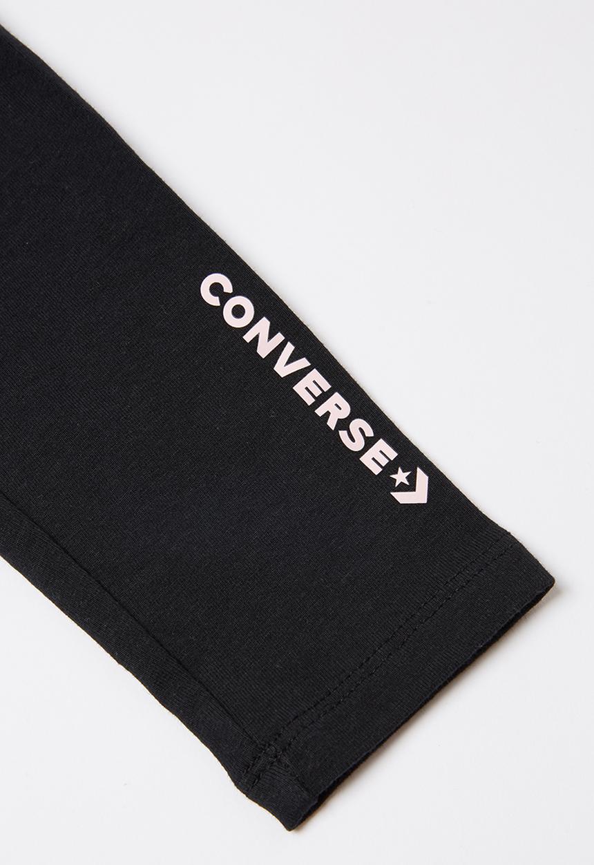 Converse - Converse girls tunic & legging set - pink & black 