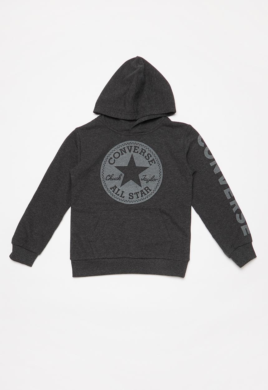 Converse - Converse overdye htr cp hoodie - dark grey