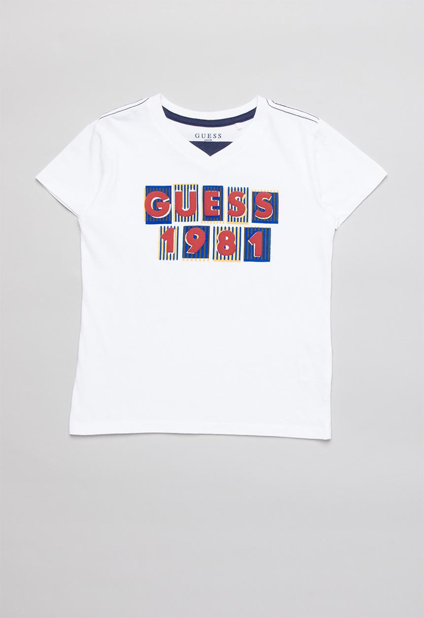 GUESS - Guess 1981 peepout tee - white