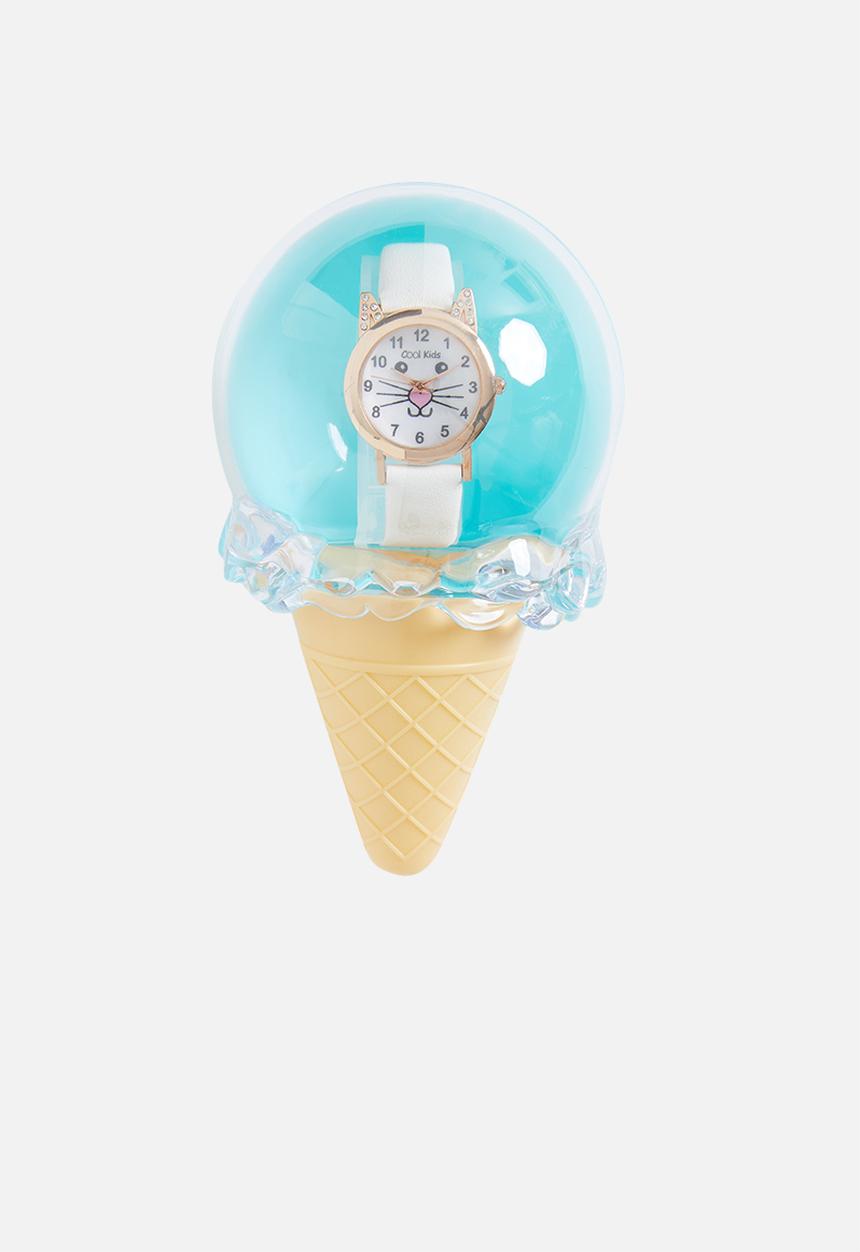 Cool Kids - Pounce watch - white & rose gold 