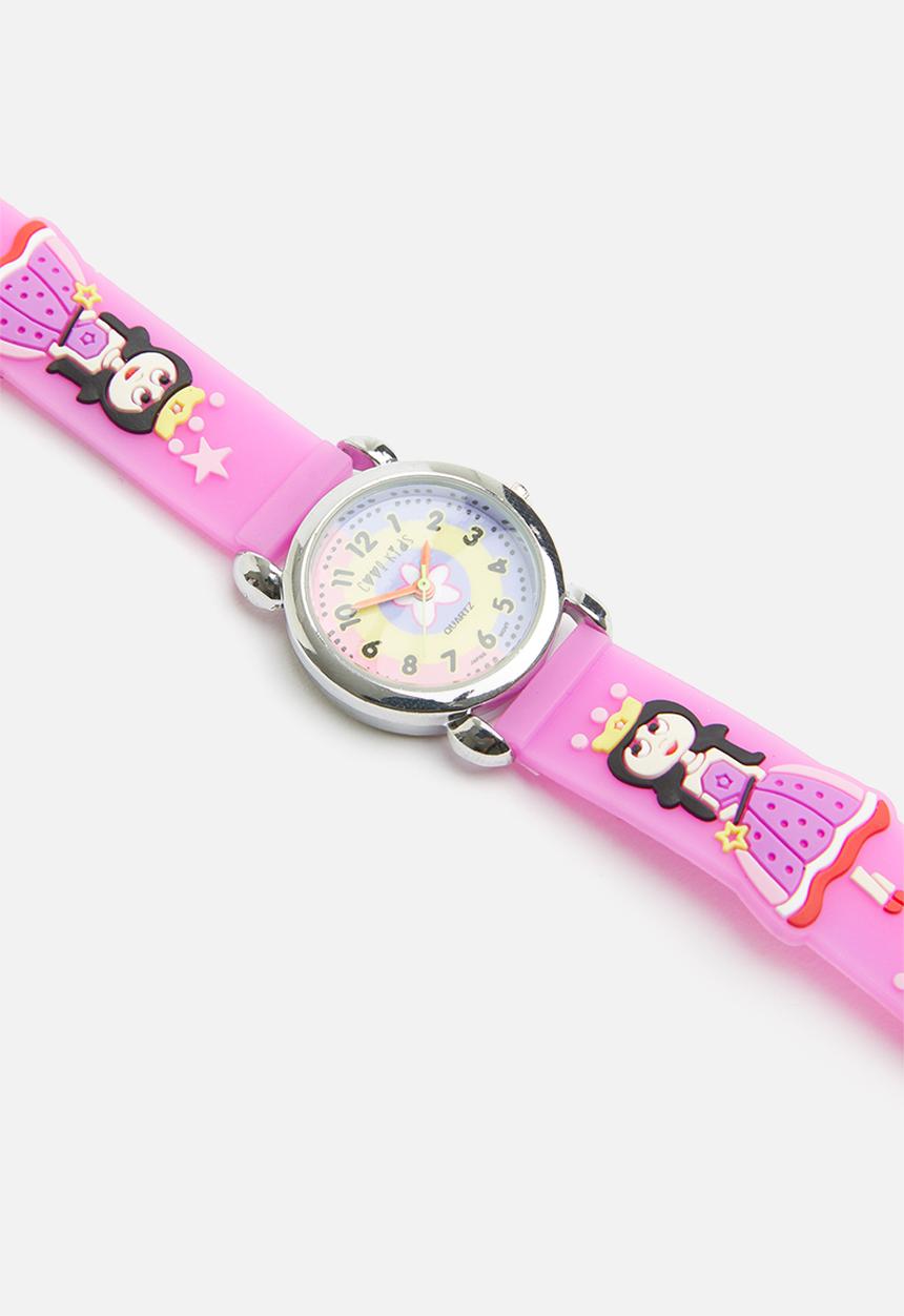 Cool Kids - 3-D little princess watch - purple