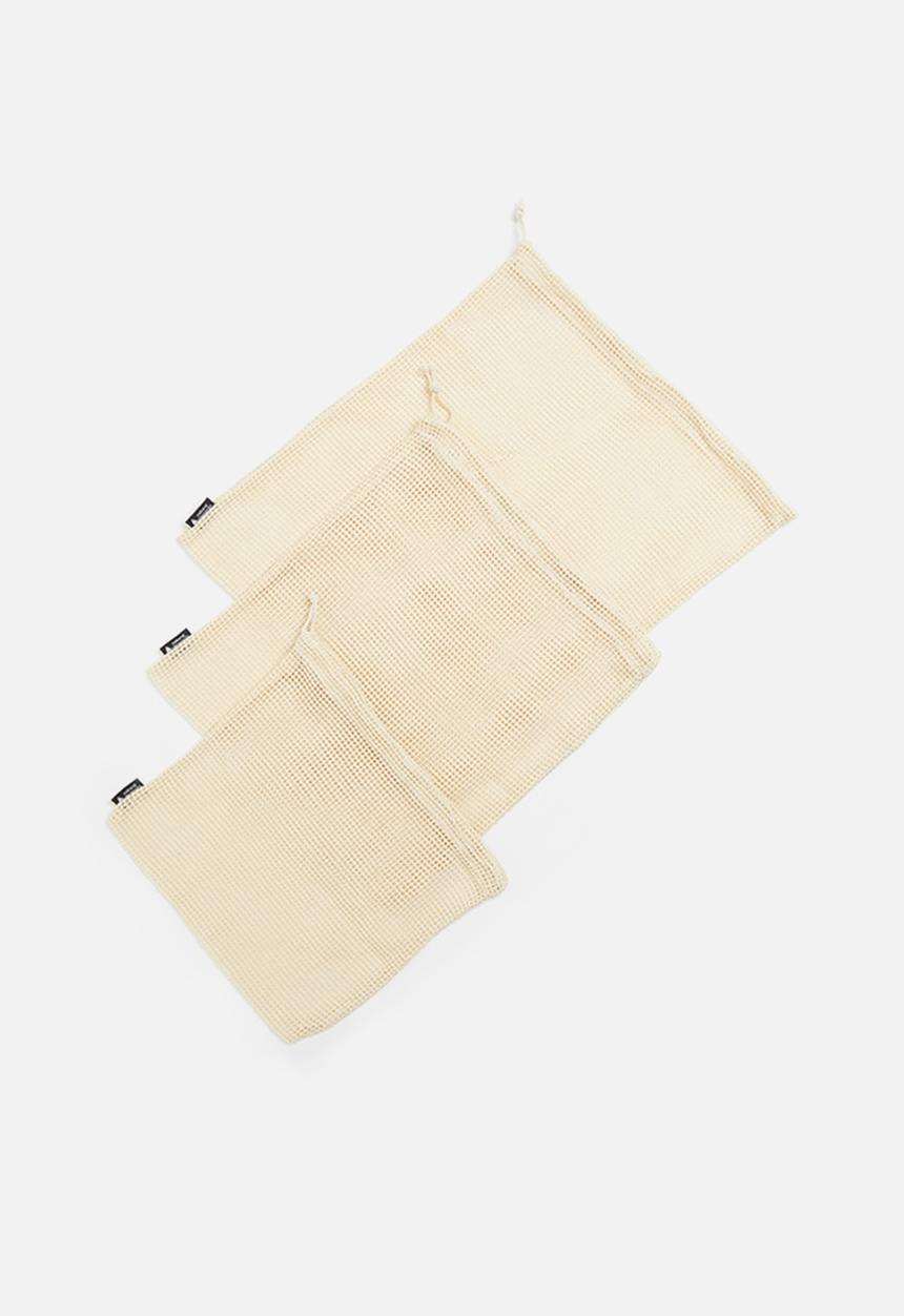 Kitchen Craft - Set of 3 pick your own bags - natural 