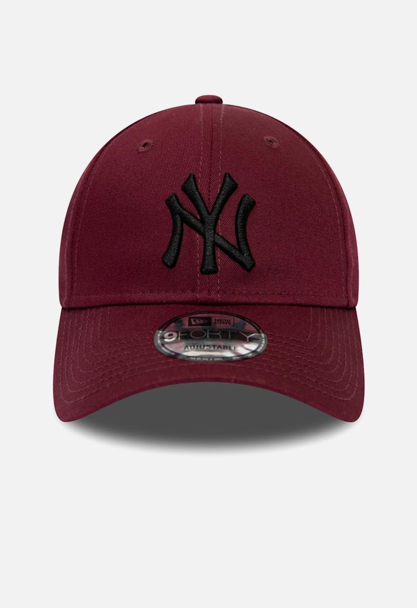 New Era - 940 essential New York Yankees cap - burgundy & black