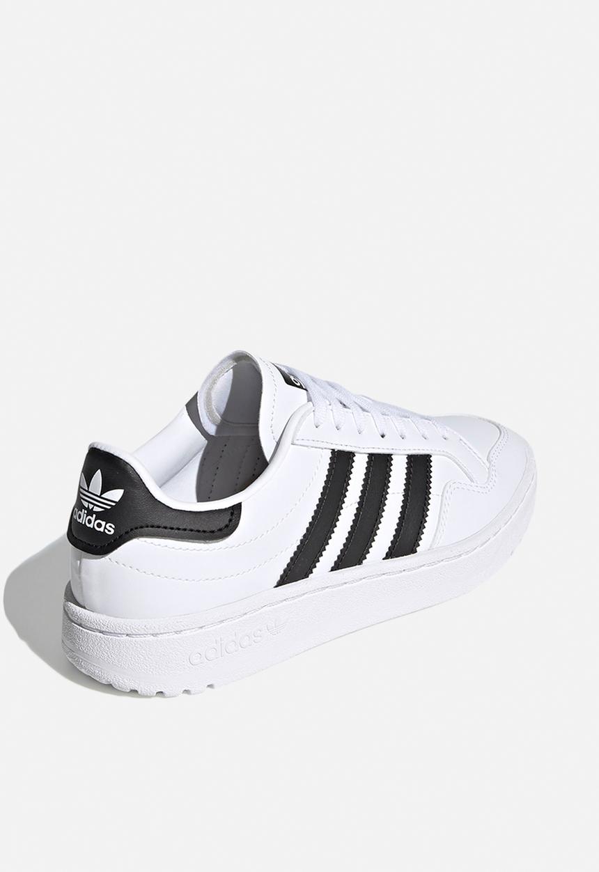 adidas Originals - Team court j - ftwr white/core black/ftwr white