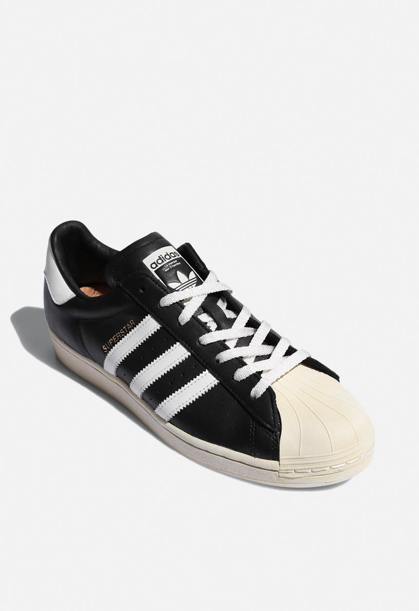 adidas Originals - Superstar Premium Leather - core black / crystal white