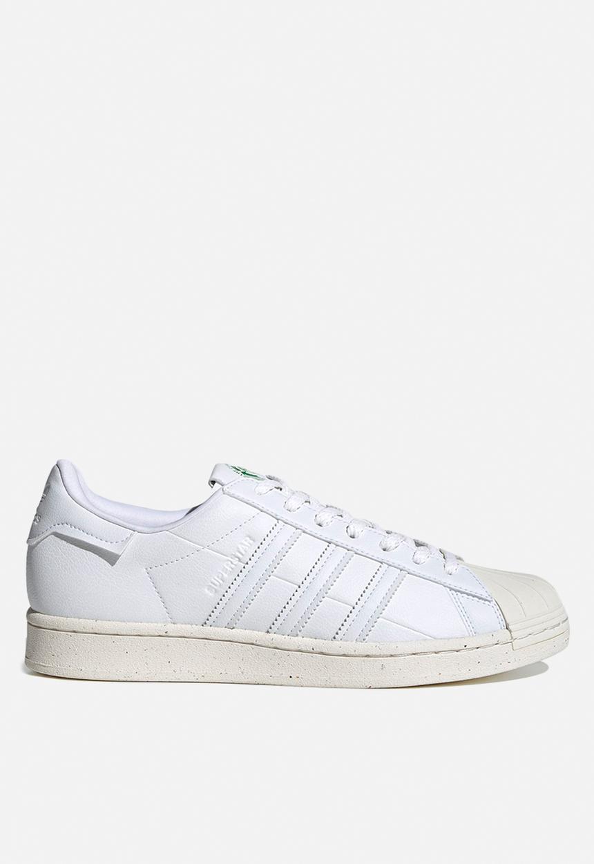 adidas Originals - Superstar - white / off white / green