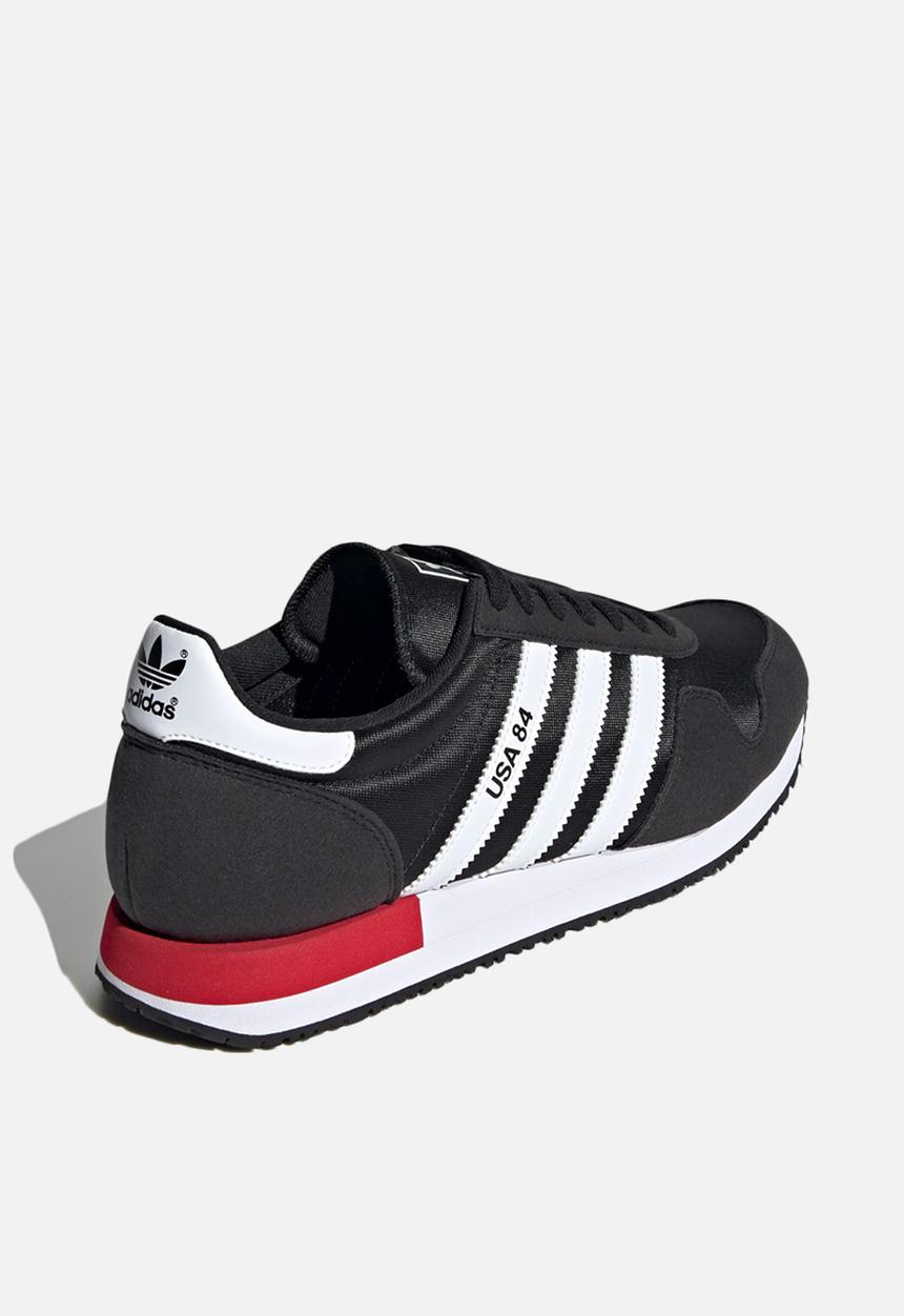 adidas Originals - USA 84 - core black / ftwr white / collegiate burgundy