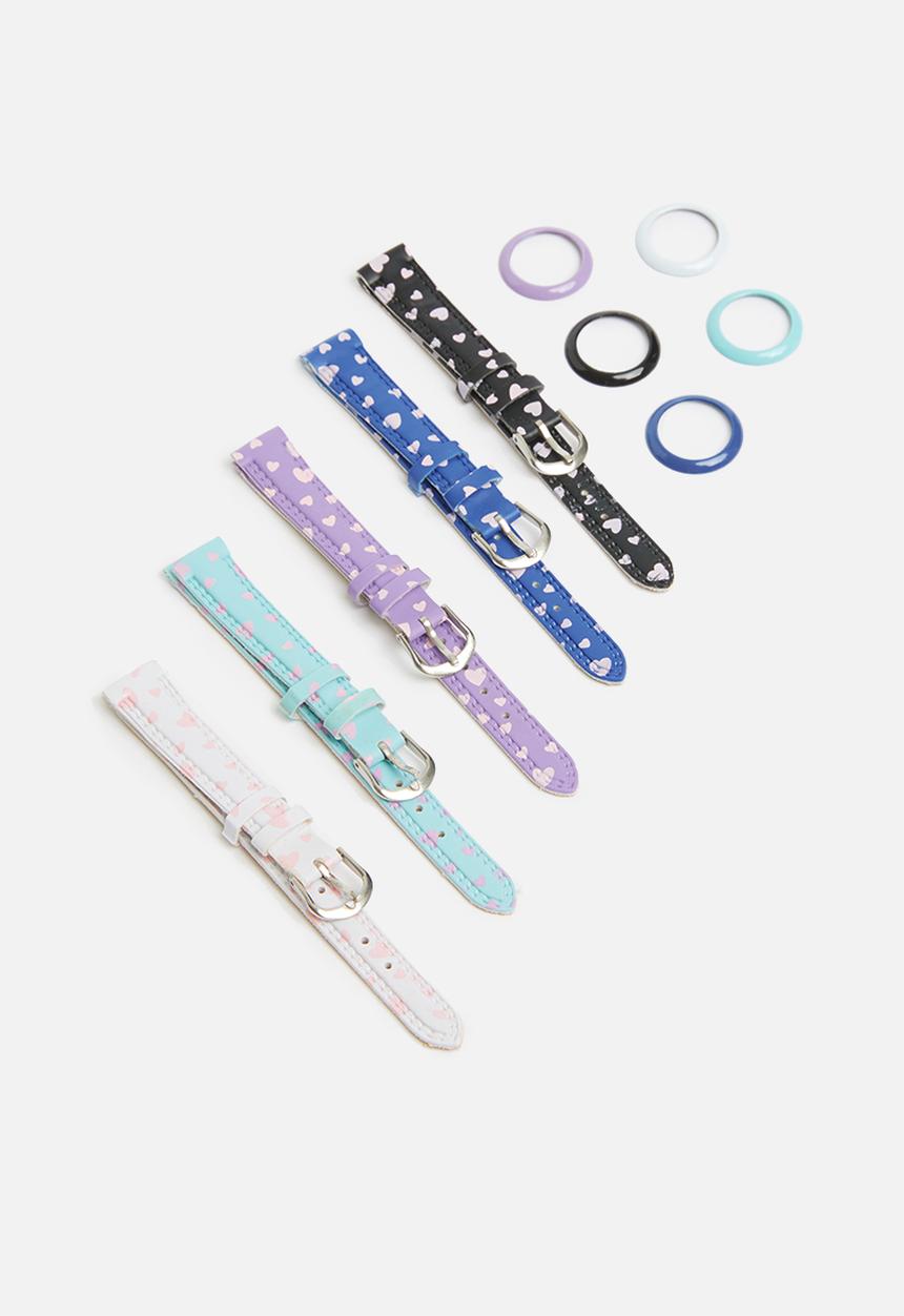 Cool Kids - Watch, interchangeable strap & bezel set - multi 