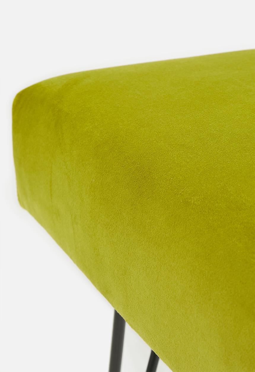 Sixth Floor - Penn leg bench ottoman - magical pesto