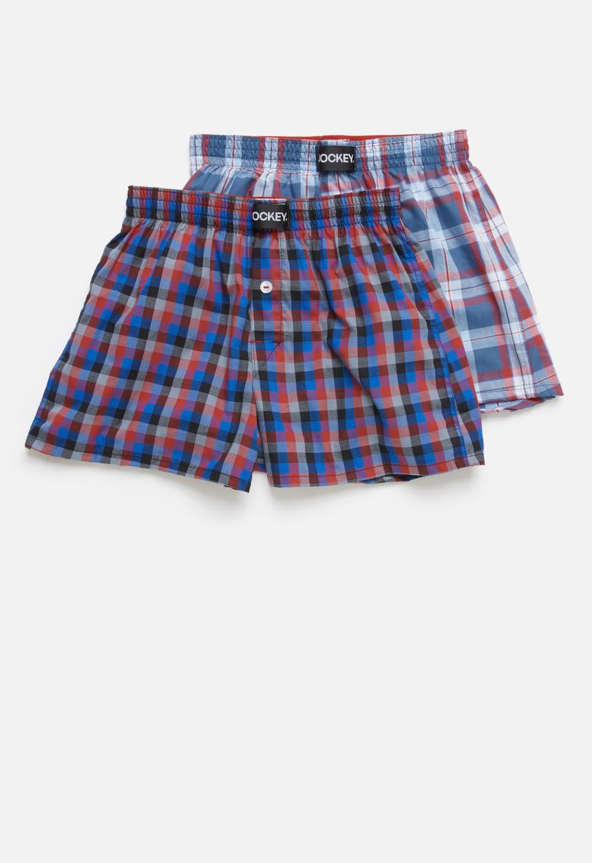 Jockey - 2 Pack boys woven boxer - multi