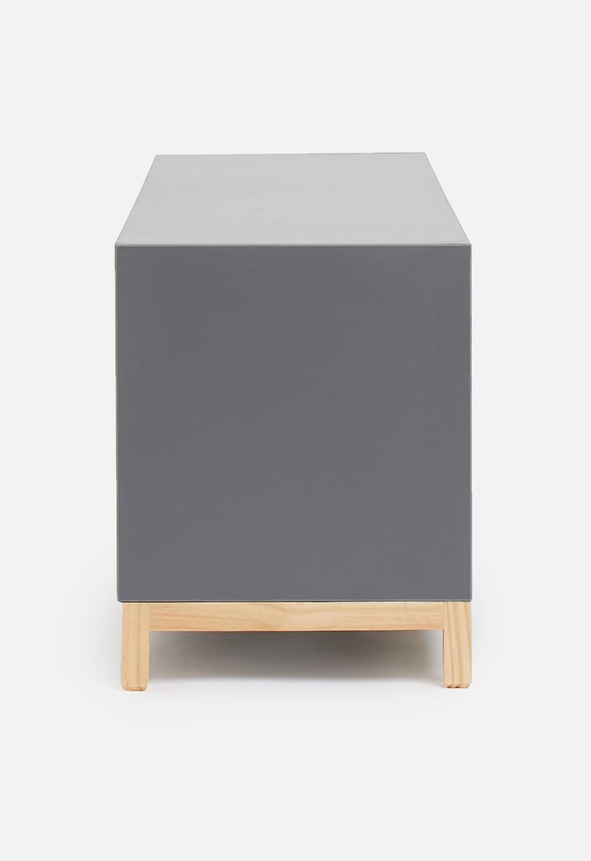 Blockhouse - Hugo tv unit - storm grey