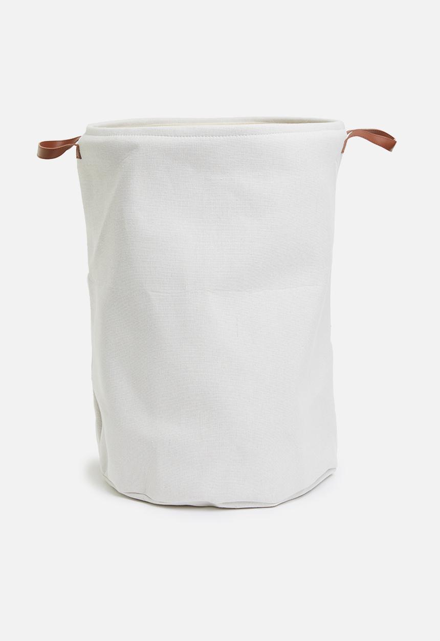 Sixth Floor - Lin bonded-linen laundry storage bag - cream