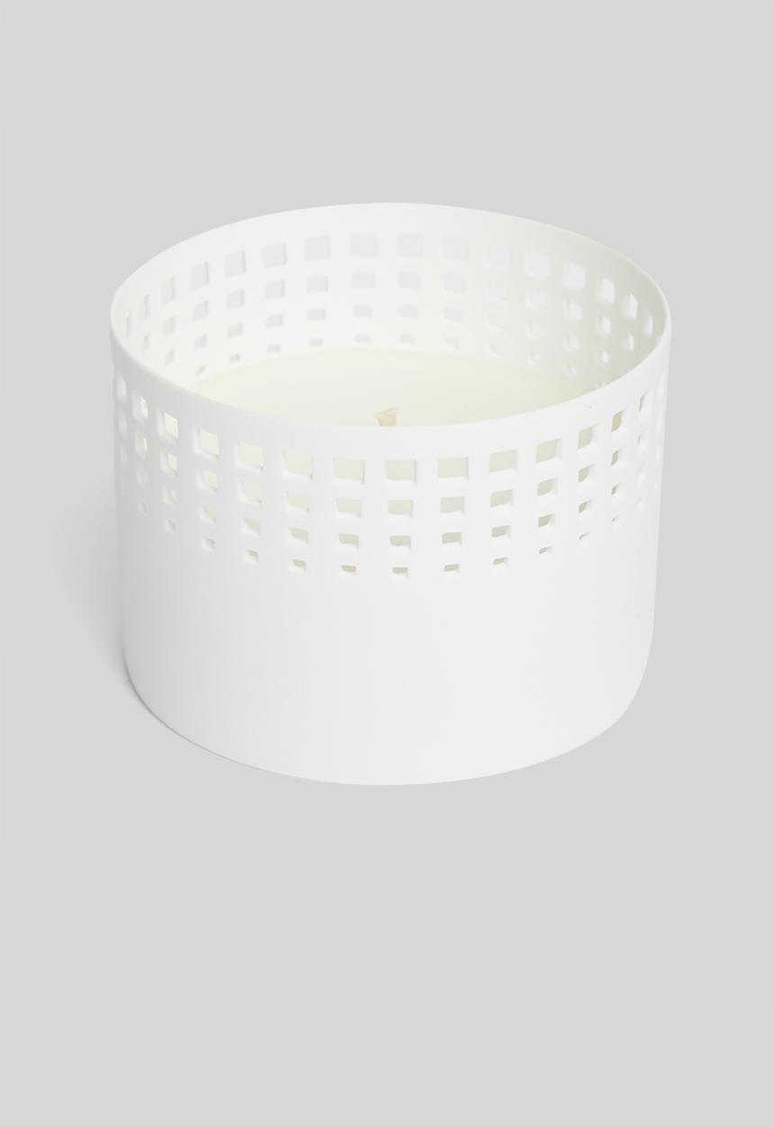 Madame Luna - Perforated porcelain votive candle - jasmine