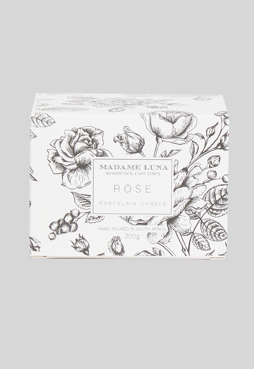 Madame Luna - Perforated porcelain votive candle - rose