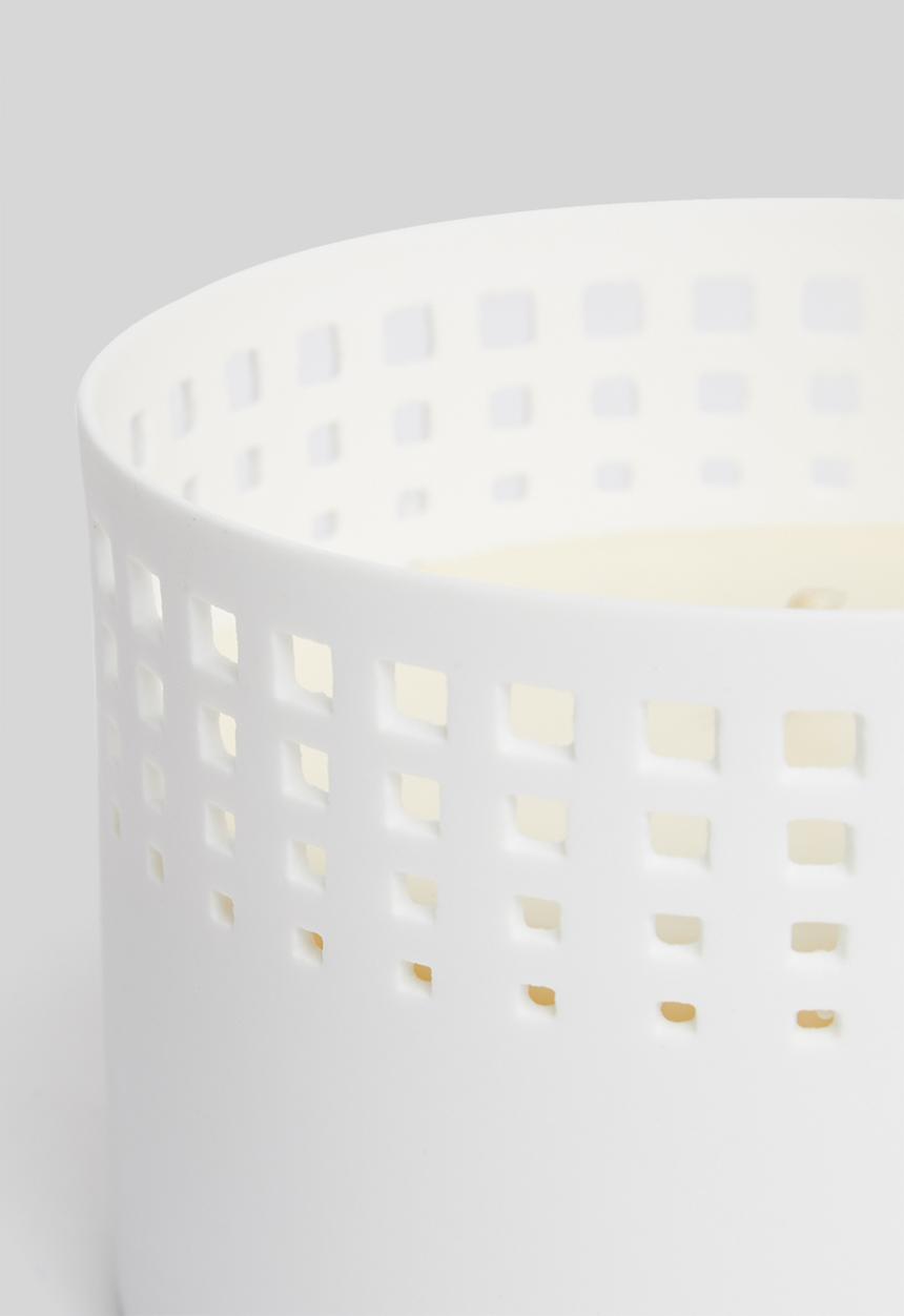 Madame Luna - Perforated porcelain votive candle - rose