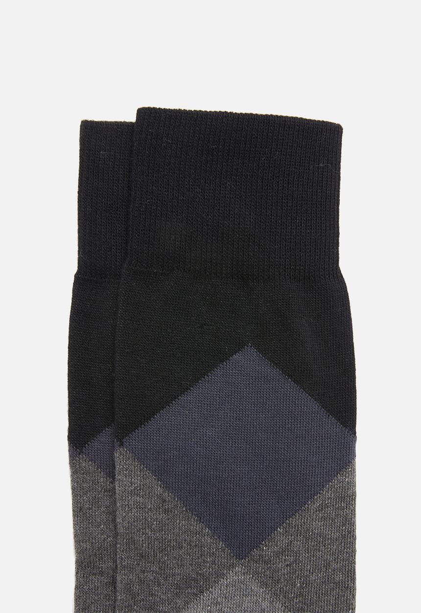 Falke - Fancy argle - black