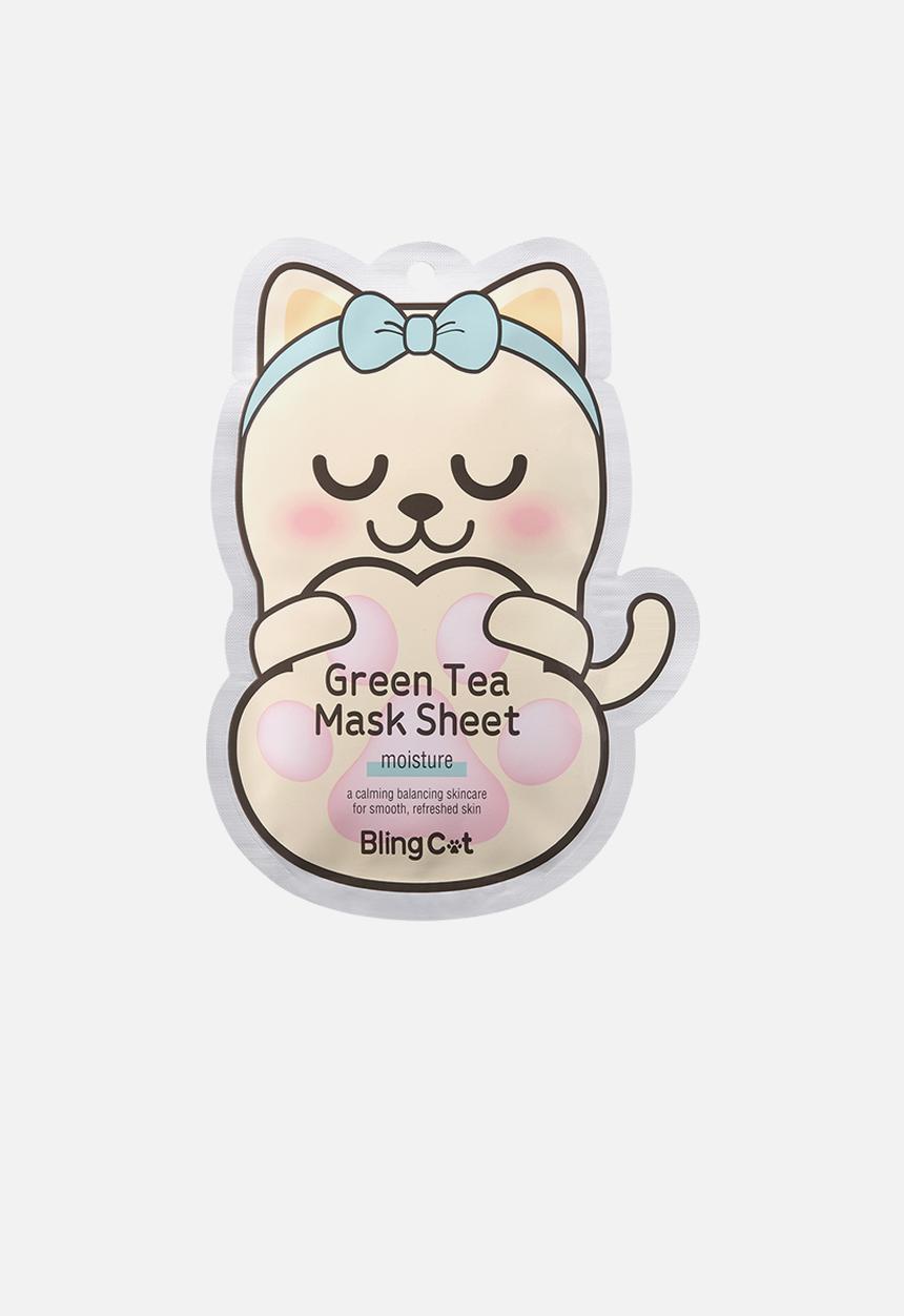 TONYMOLY - BlingCat Green Tea Sheet Mask - Moisture