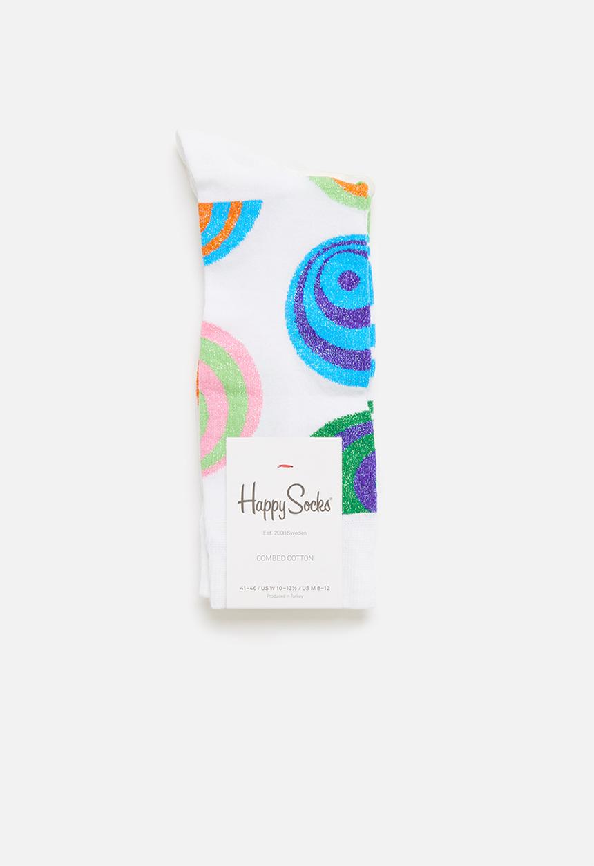 Happy Socks - Hypnosis socks - white