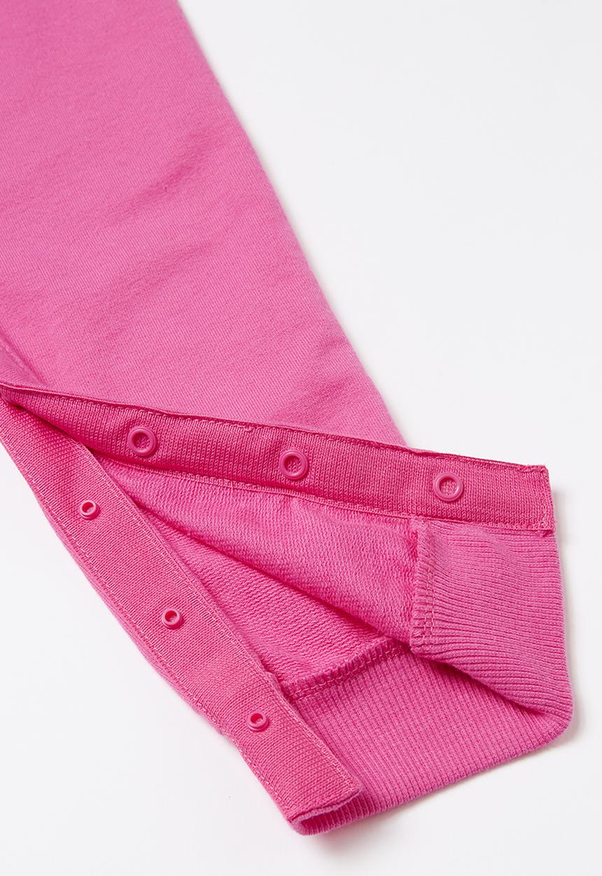 Converse - Converse raglan ruffle slv covrall - mod pink