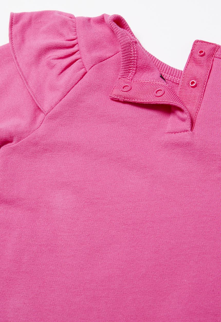Converse - Converse raglan ruffle slv covrall - mod pink