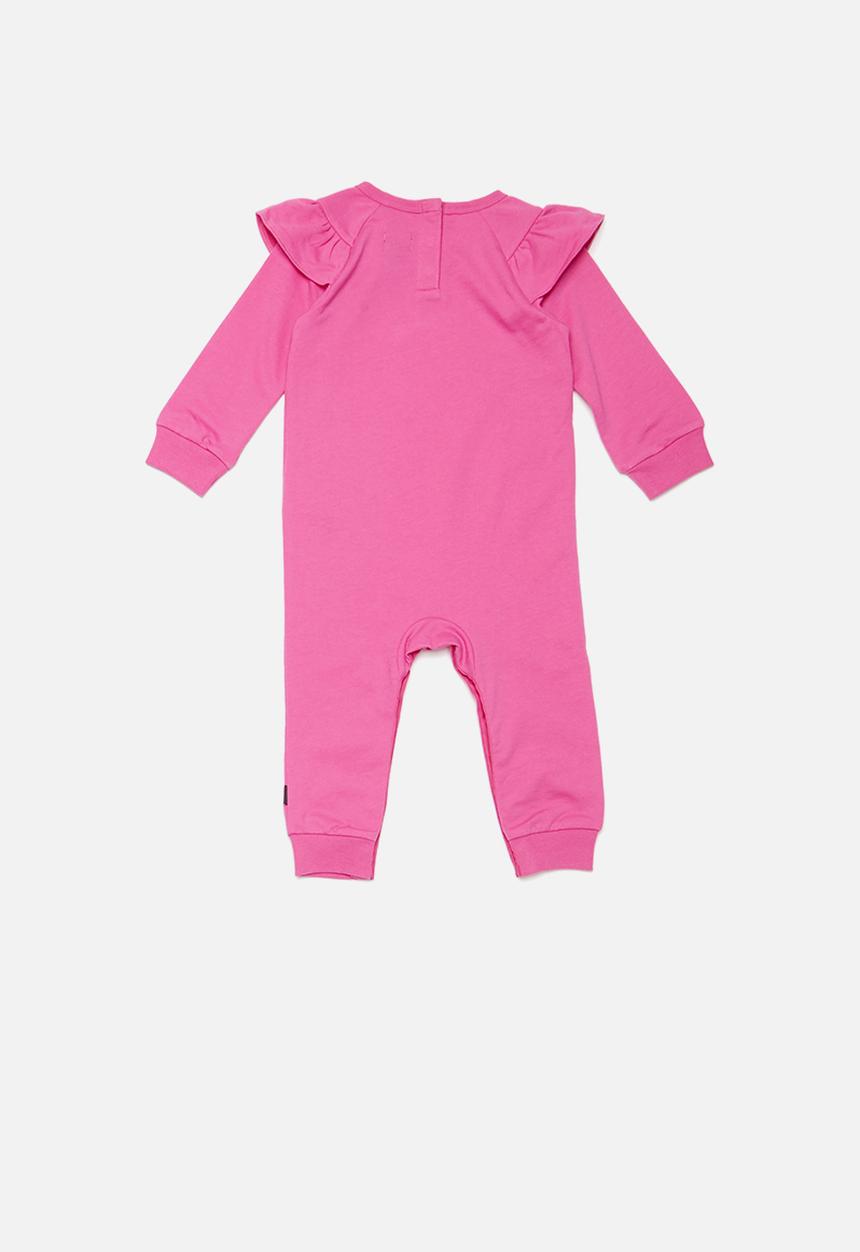 Converse - Converse raglan ruffle slv covrall - mod pink