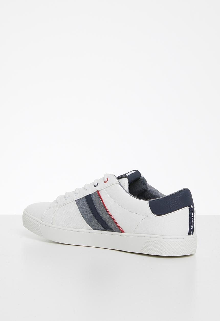 Jack & Jones - Ted pu mix - white & navy 