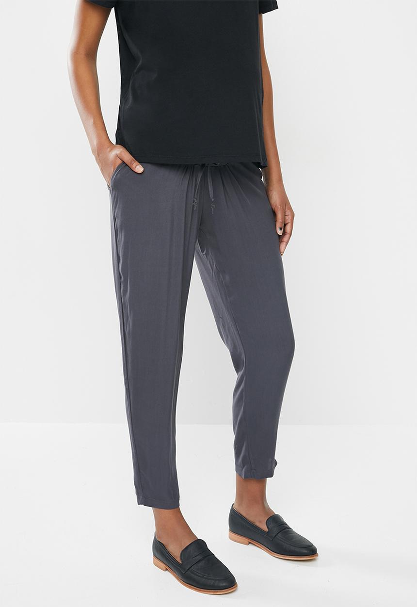 edit Maternity - Maternity relaxed tummy band trouser - pale indigo