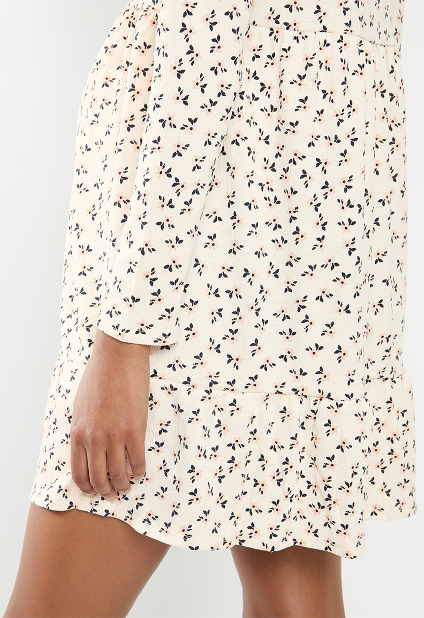 Cotton On - Maternity babydoll mini dress Aidan ditsy -  pink sand