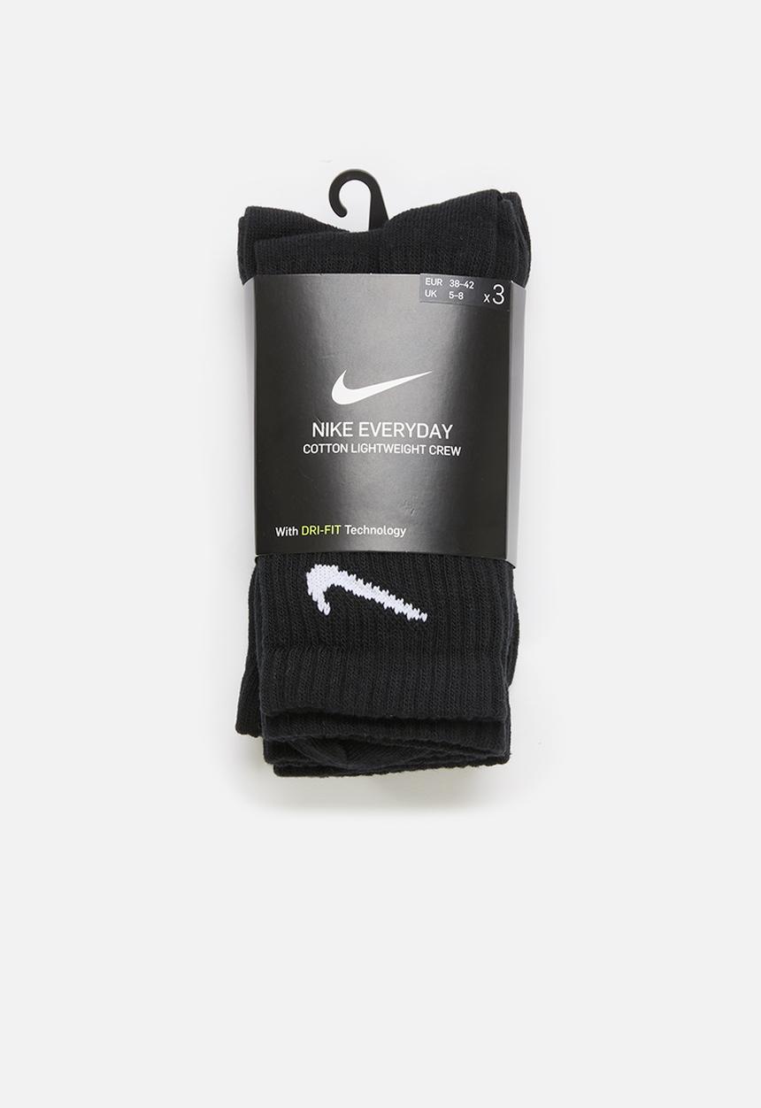 Nike - Everyday lightweight socks - black