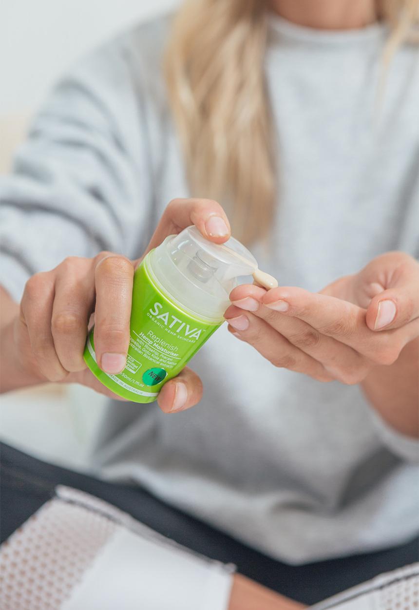 SATIVA - REPLENISH Organic Hemp Moisturiser