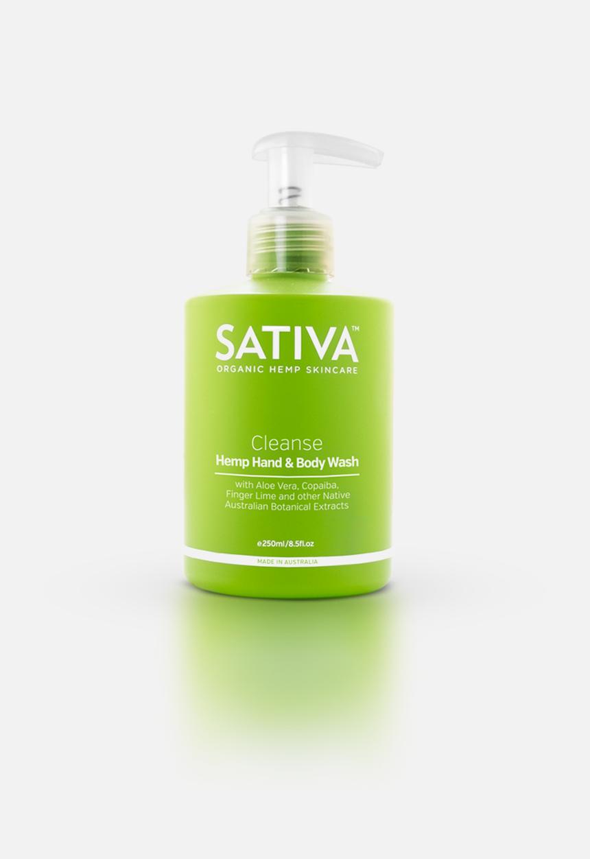 SATIVA - CLEANSE Organic Hemp Hand & Body Wash