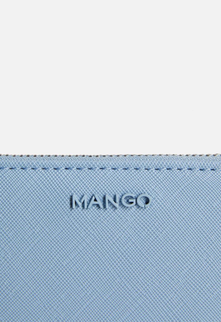 MANGO - Wallet bolan - medium blue
