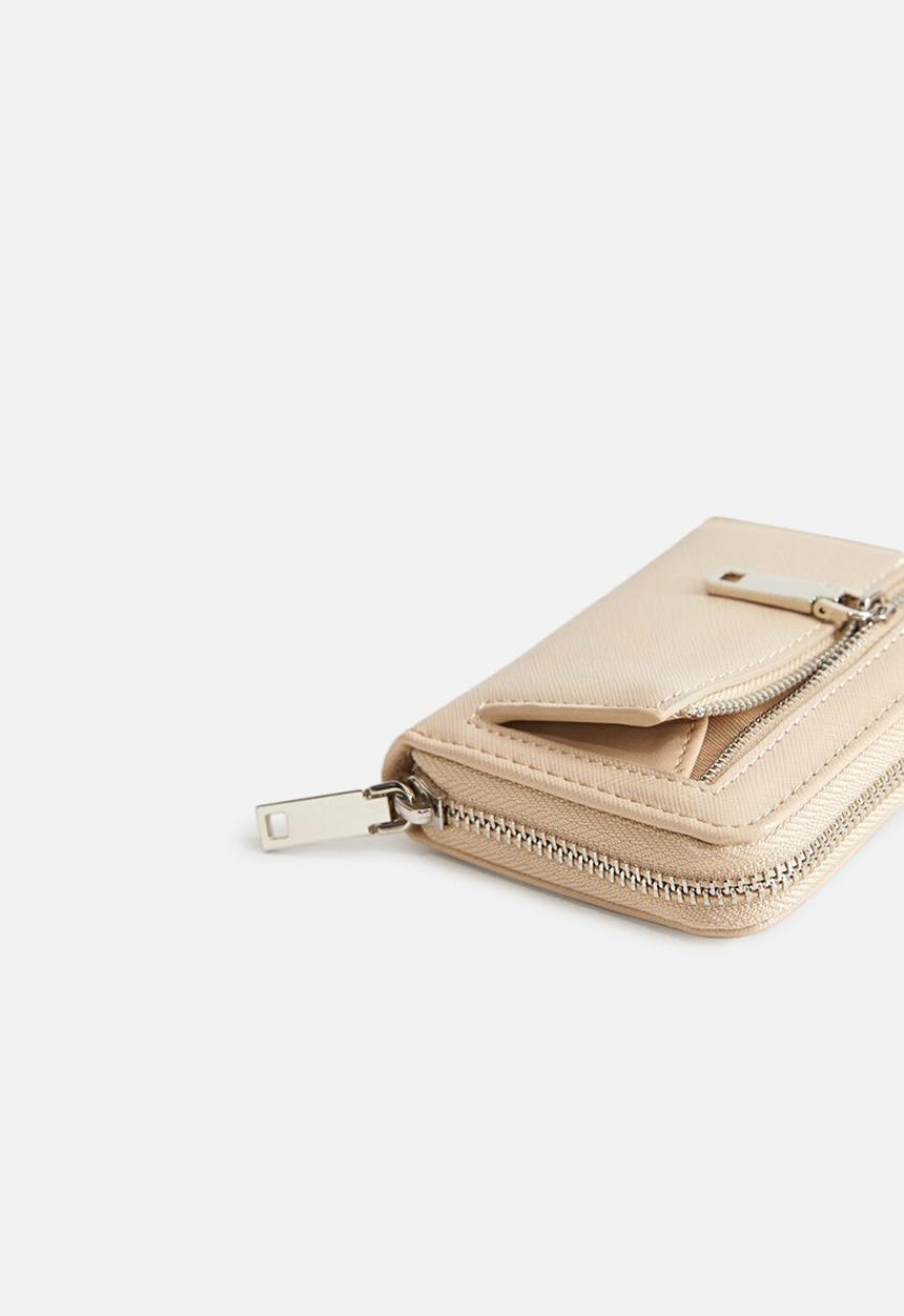 MANGO - Wallet bolan - natural