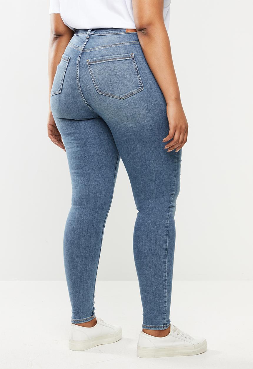 Vero Moda - Plus sophiacurve hr skinny jeans - blue