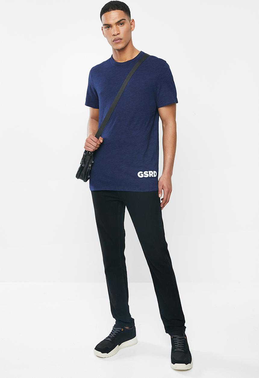G-STAR - Originals logo gr tee - navy