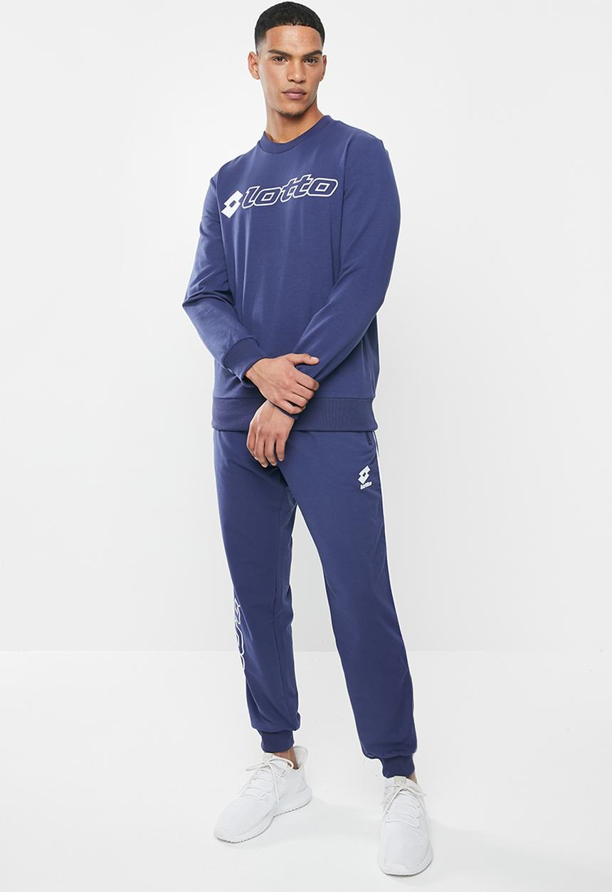 lotto - Smart sweat crew logo - navy