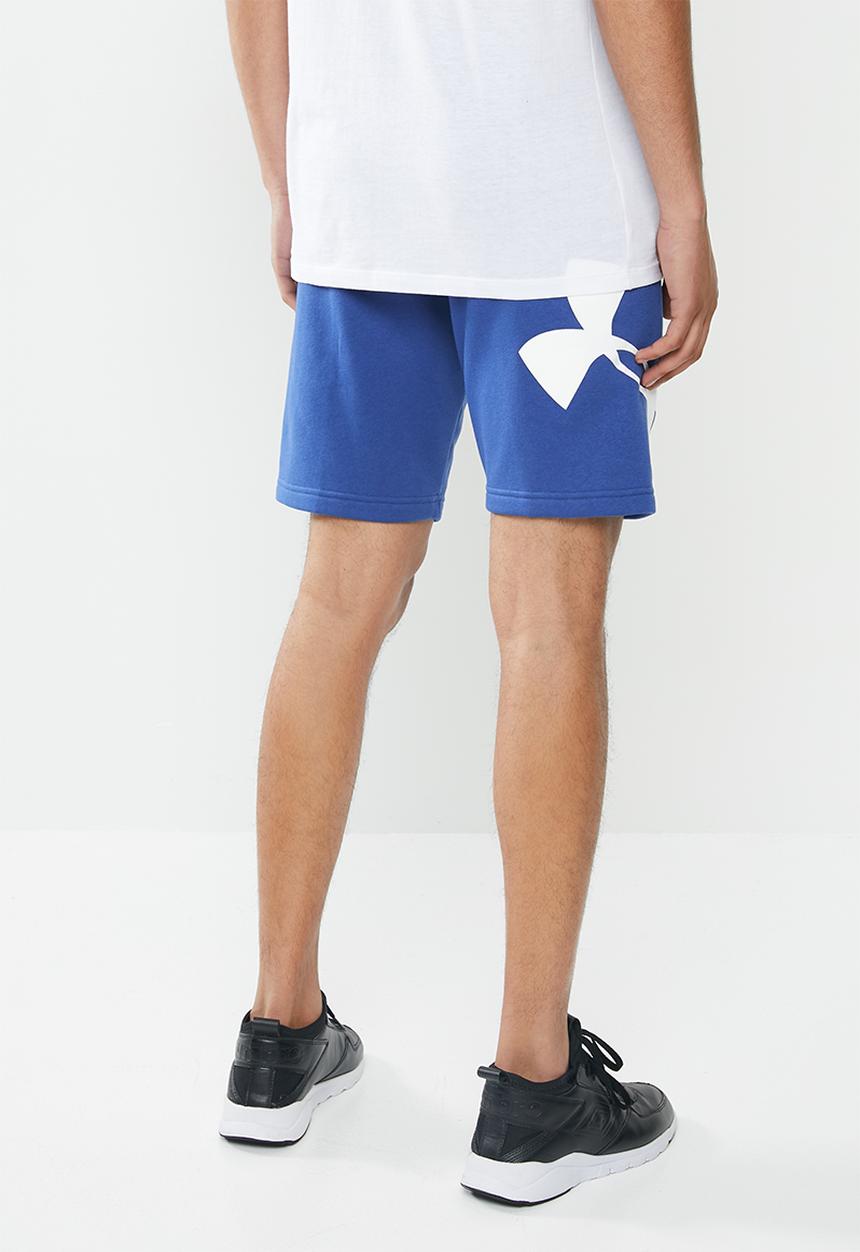 Under Armour - Rival fleece logo sweatshort - blue