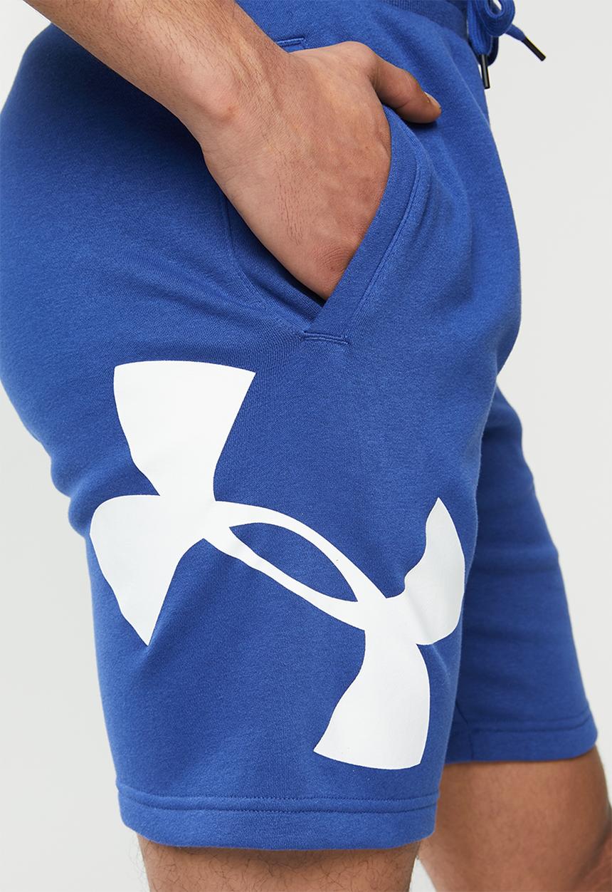 Under Armour - Rival fleece logo sweatshort - blue