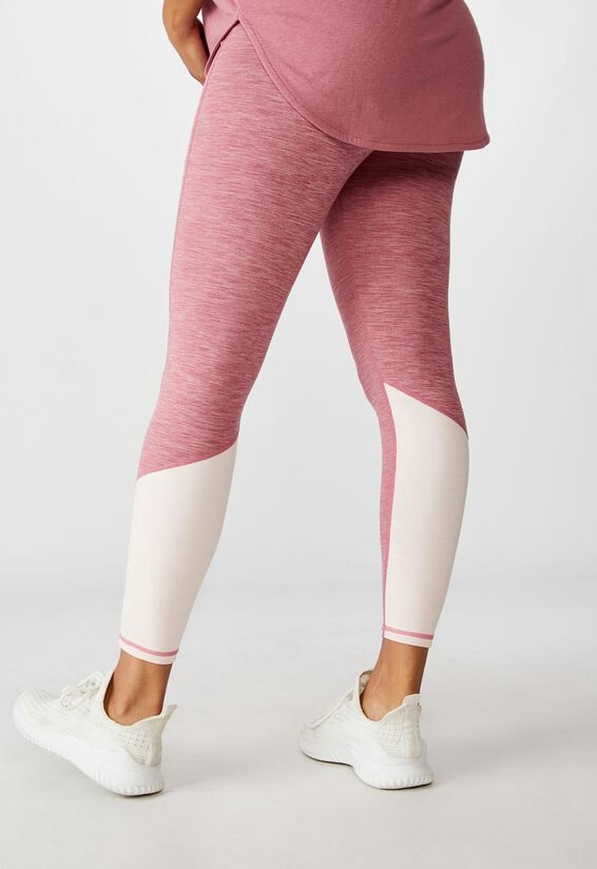 Cotton On - Maternity so soft 7/8 tight - washed rose marle splice