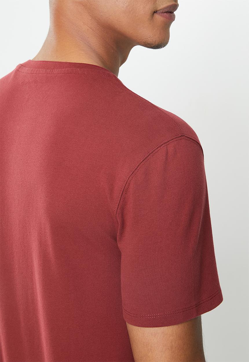 GUESS - Short sleeve guess philli polo - burgundy 
