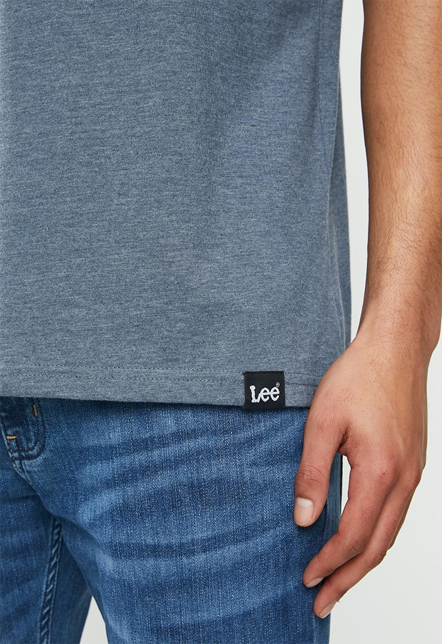 Lee  - Applique tee - blue