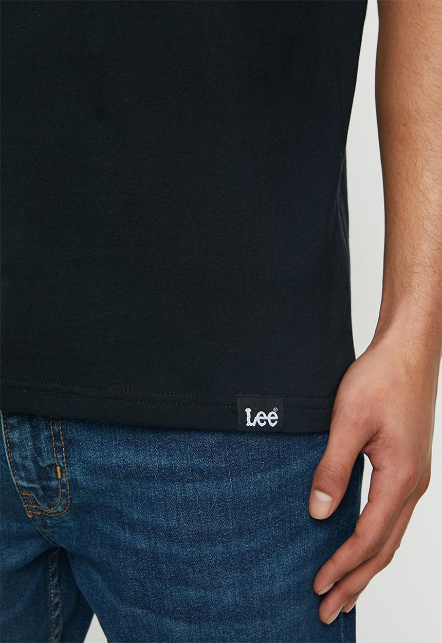 Lee  - Block lee tee - black