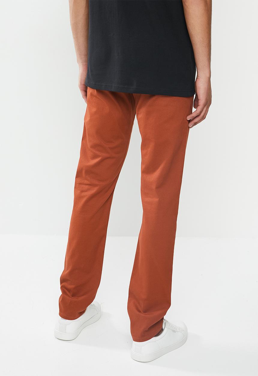 GUESS - Carter twill chino pant - red