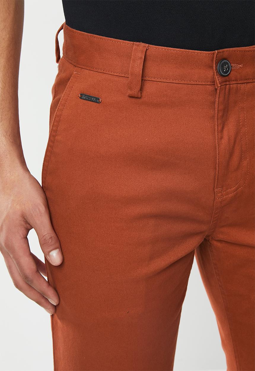 GUESS - Carter twill chino pant - red