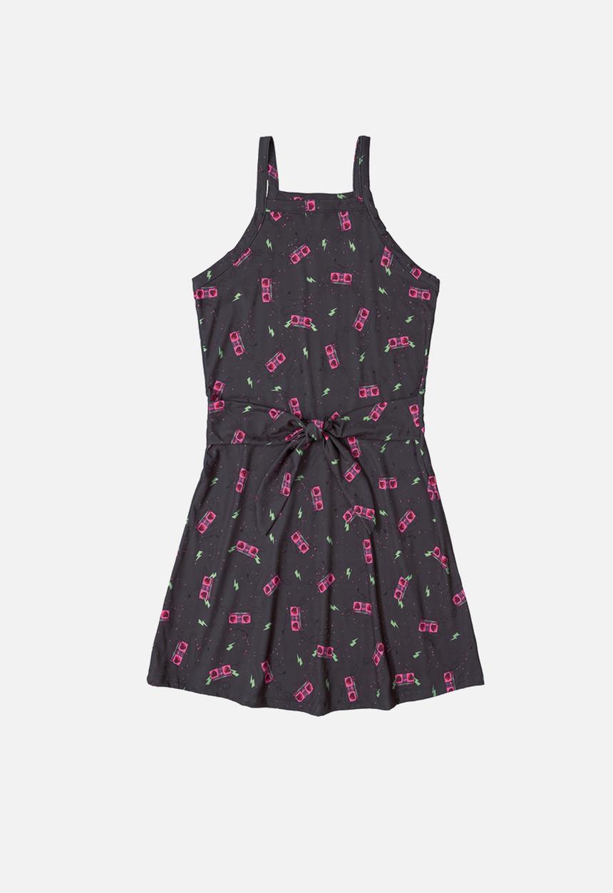 Gloss - Girls elastane dress - dark grey
