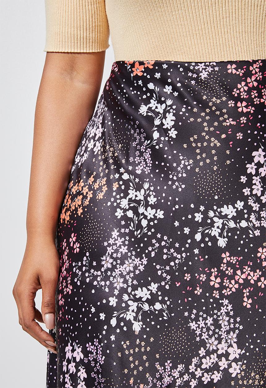 Superbalist - Midi bias slip skirt - multi 