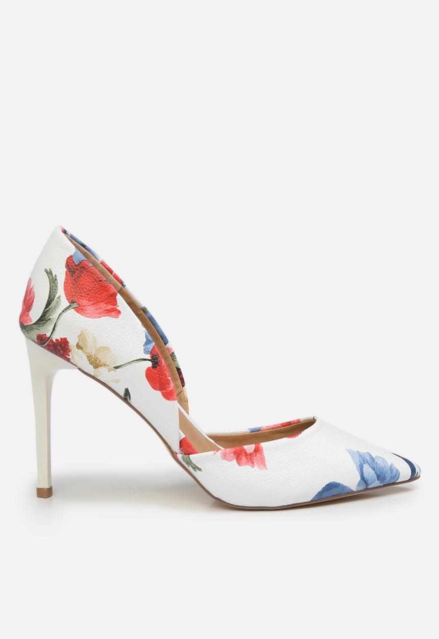 Madison® - Iniko court - white & blue floral
