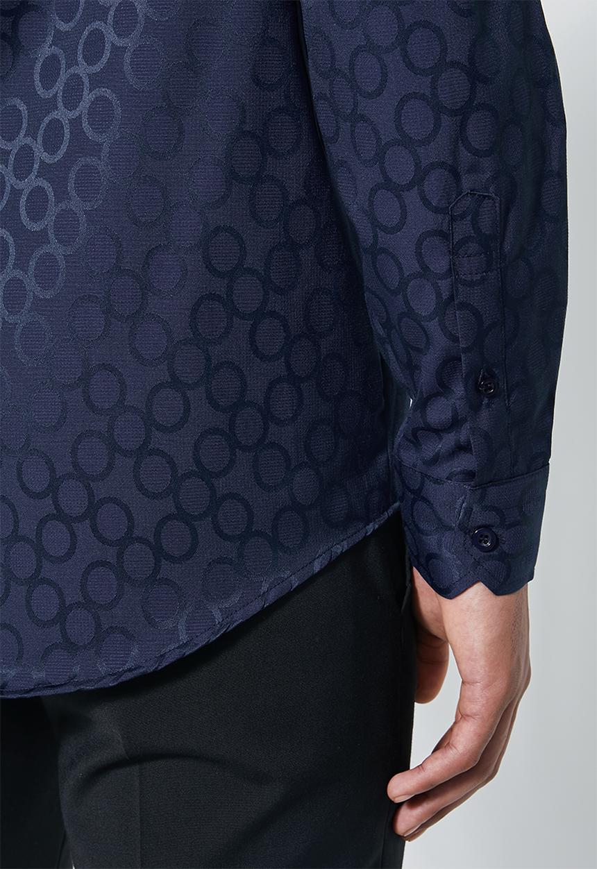 Superbalist - Jos slim fit long sleeve shirt - navy